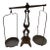Antique French Breveté s.g.d.g. Cast Iron Two-Pan Balance Scale, Circa 1890 For Sale