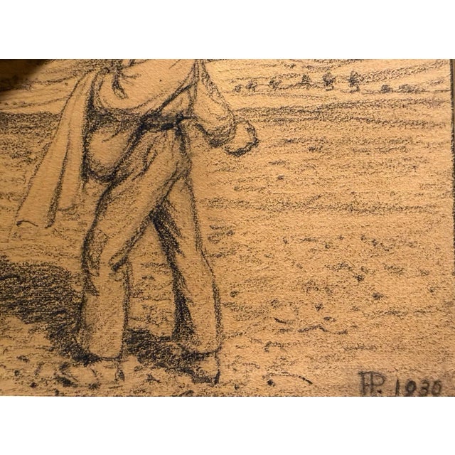 Heinrich Pforr, The Sower, Pencil on Paper For Sale - Image 6 of 13