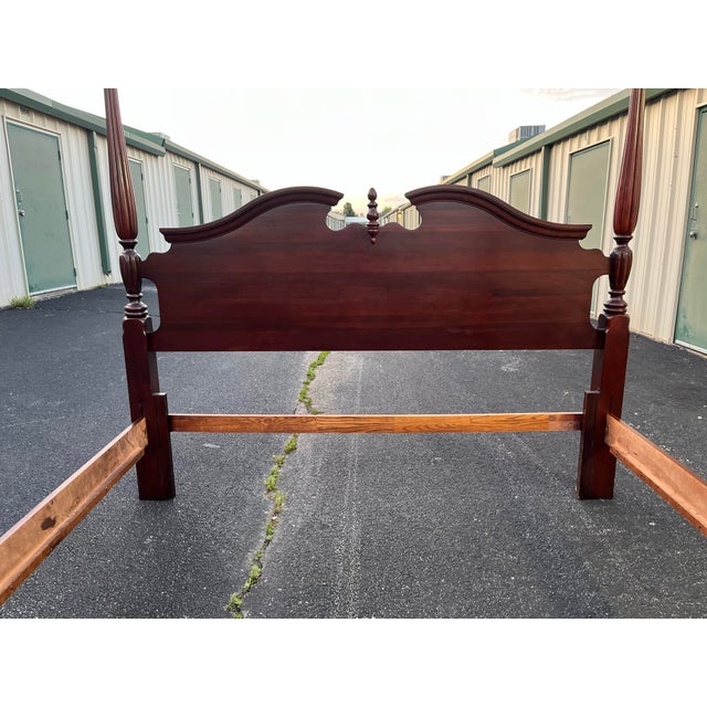 Kincaid Furniture Limited Edition General William Lenoir King Poster Bed Frame For Sale - Image 10 of 12
