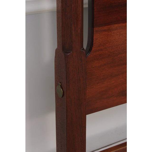 Wright Table Co Mahogany King Size Poster Bed For Sale - Image 11 of 18