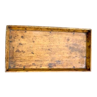 Antique Wood Chinese Serving Tray For Sale