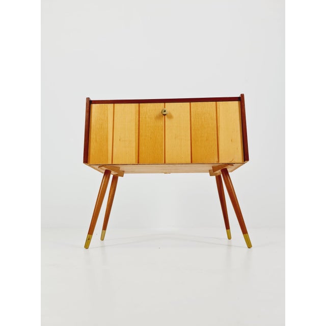 Small Mid-Century Modern German Sideboard, 1950s For Sale - Image 9 of 11