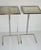 Modern 1990s Modern Sadie Spot Glass Side Tables Pair For Sale - Image 3 of 7