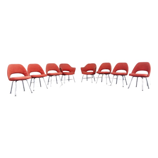 1970s Century Dining Chairs Designed by Eero Saarinen for Knoll For Sale