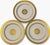 Antique Minton for Tiffany and Co. Gold-Encrusted Dinner Plates - Set of 18 For Sale - Image 15 of 17