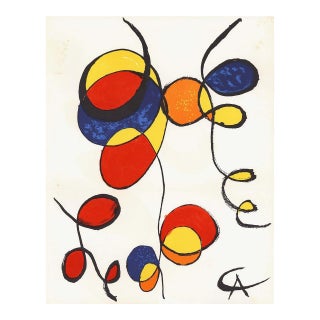 1970s Vintage Alexander Calder Lithograph For Sale