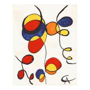 1970s Vintage Alexander Calder Lithograph