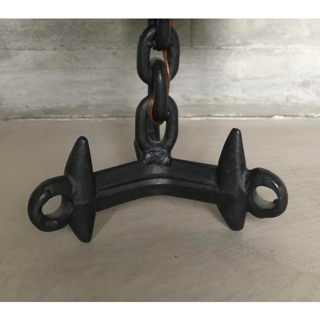 Brutalist Chain Link Table Lamp For Sale - Image 4 of 6