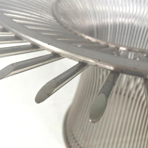 American Modern Dining Table in Glass and Metal attributed to Warren Platner for Knoll, 1966 For Sale - Image 13 of 18