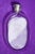 Unusual Large Thick Victorian Antique Crystal Sterling Silver Cap Scent Bottle Flask Vanity Home Decor For Sale - Image 12 of 12