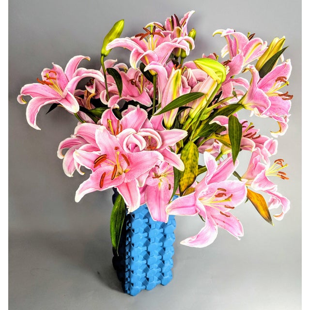 Tom Dixon Grid Vase For Sale In Providence - Image 6 of 13