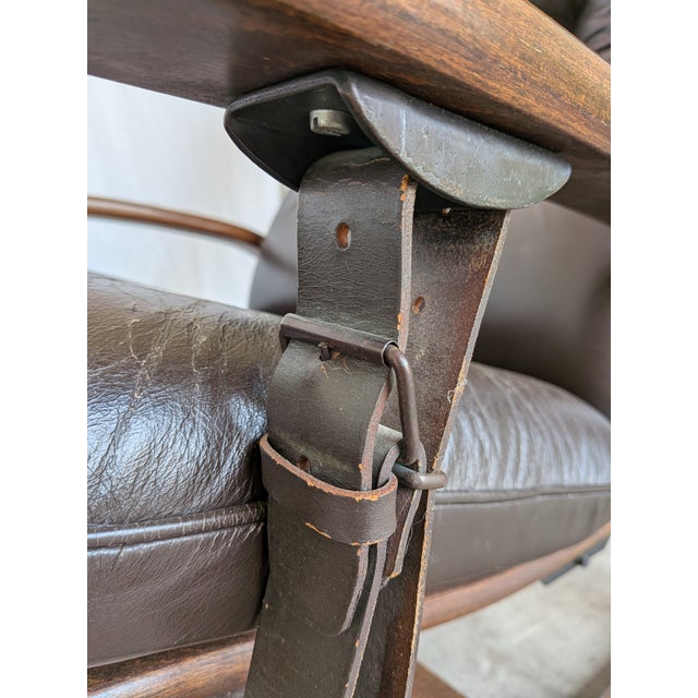 1970s Set of Vintage Panther Lounge Chair with Ottoman, 1970s For Sale - Image 5 of 18