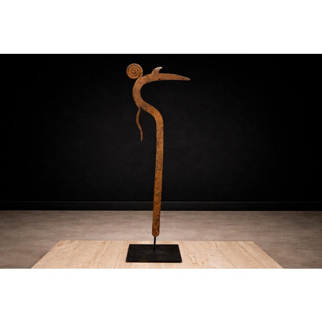 African Marghi / Kapsiki Throwing Knife (Hunga Munga), Nigeria & Cameroon, 1890-1920 For Sale - Image 3 of 14