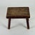 Early 20th Century Exquisite Patina on Small Primitive Antique Wood Stool/Table, Salesman Sample For Sale - Image 5 of 11