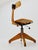 Bauhaus Swivel Office Chair in Wood by Der Ferderdreh, 1930s For Sale - Image 5 of 11