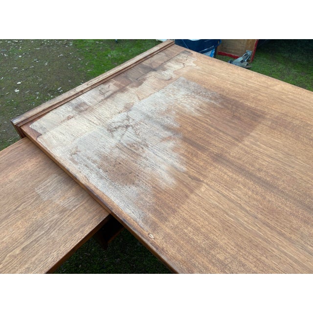 Mid-Century Modern Vintage Mid Century Modern Walnut Corner Desk For Sale - Image 3 of 12