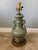 Mid 20th Century Deep Green Celadon and Brass Chinese Table Lamp For Sale - Image 10 of 10