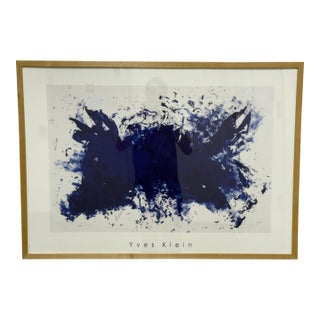 Yves Klein for Room & Board Serigraph Print, Framed For Sale