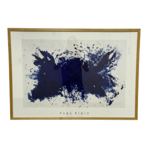 Yves Klein for Room & Board Serigraph Print, Framed