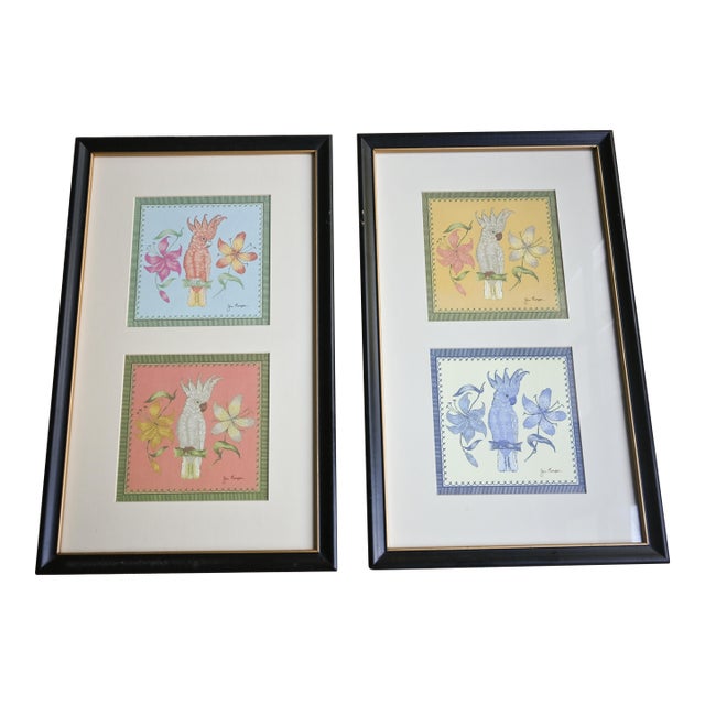 1990s Jim Thompson Cockatoo Prints - Set of 2 For Sale