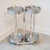 Silver Paul Mayen for Habitat Modernist Cast Aluminum Umbrella Holder Stand, circa 1970 For Sale - Image 8 of 13