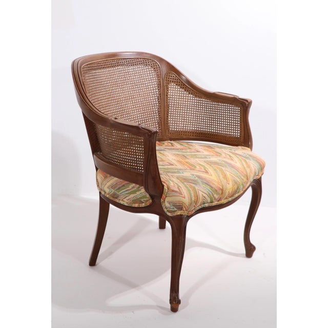 Provincial Caned Tub Chair For Sale - Image 10 of 10
