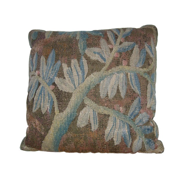 17th Century Antique Flemish Pillow For Sale