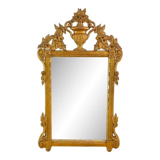Vintage Friedman Brothers Giltwood Mirror With Urn Motif For Sale