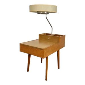 George Nelson for Herman Miller Side Table With Lamp