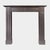 Wood Antique Irish Georgian Bangor Slate Fireplace Mantel, 1800 For Sale - Image 7 of 8