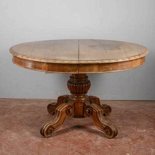 Antique Extendable Oval Table, 1800s For Sale - Image 9 of 9