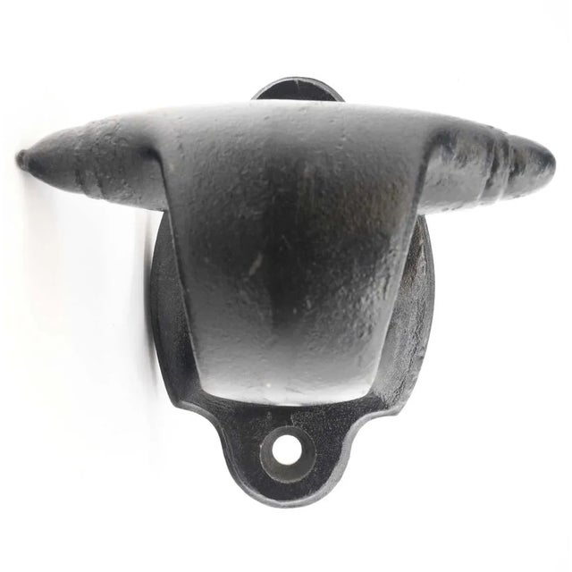 Thick and heavy freight door pull made of cast iron. They are in good condition. Priced each. The manufacturer and exact...