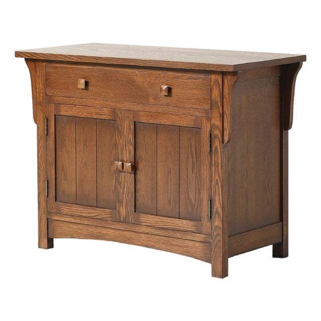 Mission Oak Cabinet - Walnut For Sale