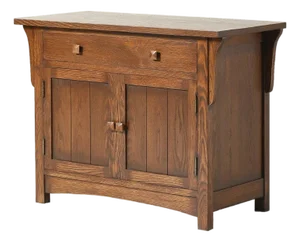 Mission Oak Cabinet - Walnut