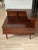 Brown 1960s Walnut Mid Century Modern Corner Step Table For Sale - Image 8 of 9