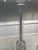 Art Deco 1930s Pair of Vintage Etched Glass and Crystal Candlestick Lamps Completely Restored For Sale - Image 3 of 5