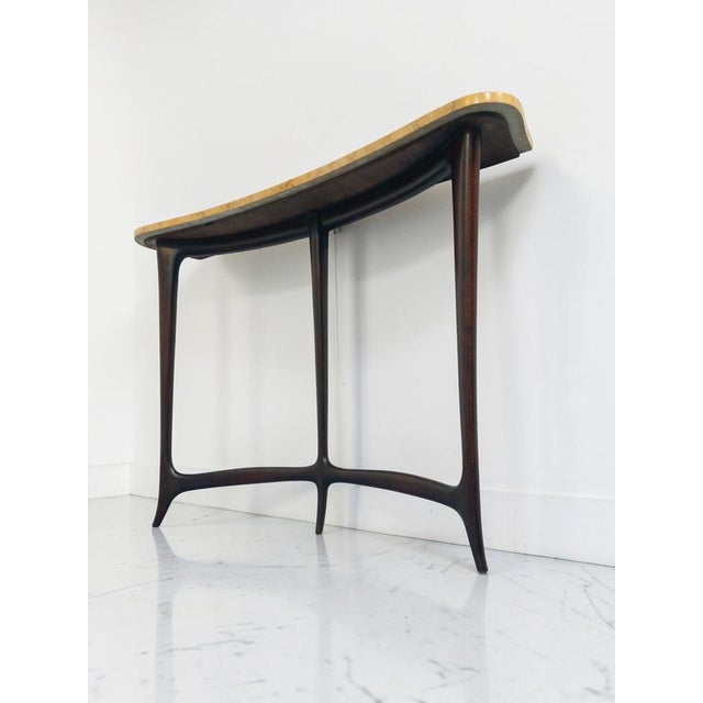 1950s Mid-Century Modern Italian Console Table by Ezio Minotti, 1957 For Sale - Image 5 of 18