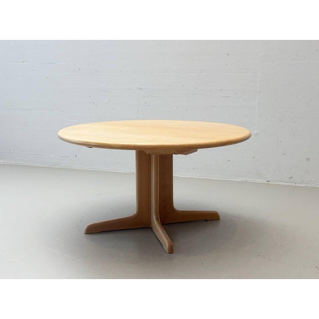 Vintage Swiss Extendable Table in Oak For Sale - Image 3 of 17