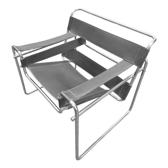 Vintage Wassily Lounge Chair by Marcel Breuer, 1960s For Sale