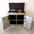 Paul Evans 1970s Paul Evans Cityscape Chrome and Brass Bar Cabinet For Sale - Image 4 of 12