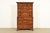 18th Century Antique English Chippendale Burled Walnut Highboy Dresser For Sale - Image 15 of 15
