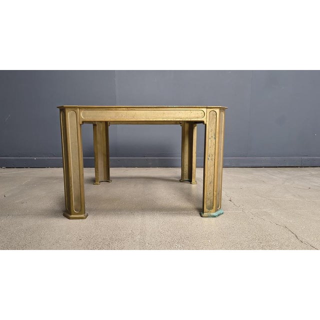 Brutalist Cast Bronze Side Tables from Peter Van Heeck, 1970s For Sale - Image 9 of 13