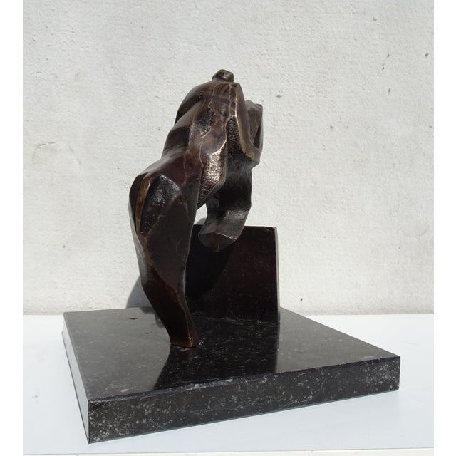 Boud Ceysens, Jumping Horse, 1980s, Bronze & Marble For Sale - Image 11 of 15