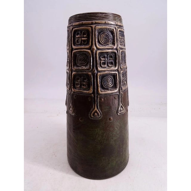 Antique Gustav Gurschner 1906 Bronze Table Vase Art Nouveau Kunst-Erzgiesserei For Sale In Dallas - Image 6 of 9