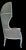 French Louis XV Style Upholstered Porter Balloon Chair For Sale - Image 4 of 5