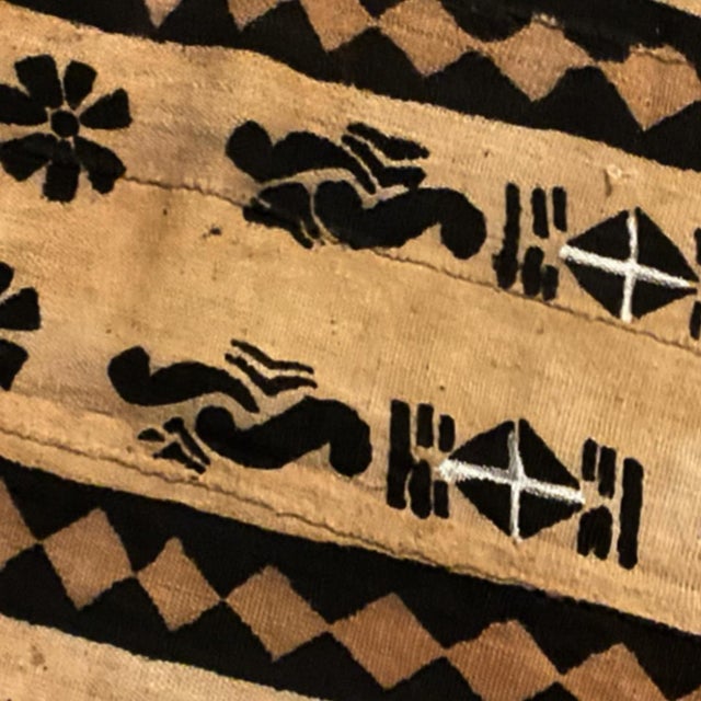 Bogolan Mali Mud Cloth - Handmade African Textile From West Africa For Sale In Houston - Image 6 of 7