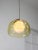 Vintage Italian Chrome and Glass Pendant Lamp For Sale - Image 10 of 12