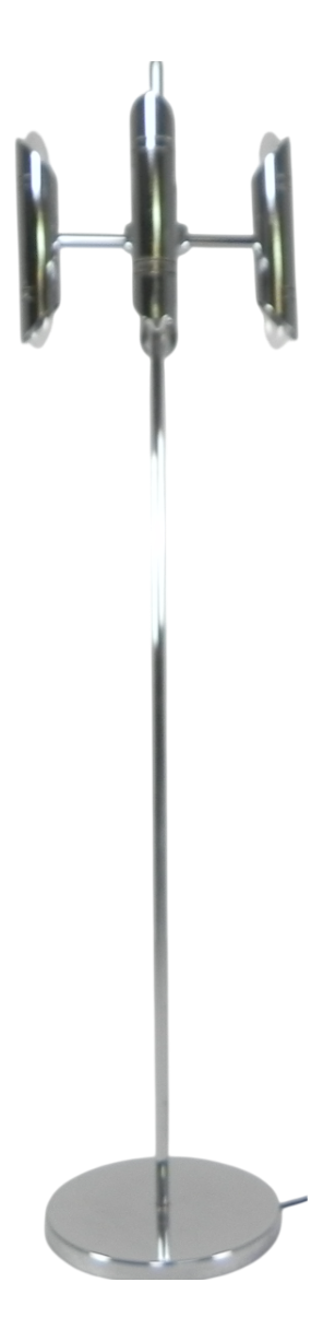 Vintage Space Age Chrome Floor Lamp, 1960s