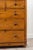 Wood 19th Century Pine 2 Over 3 Chest With Wooden Knobs For Sale - Image 7 of 14