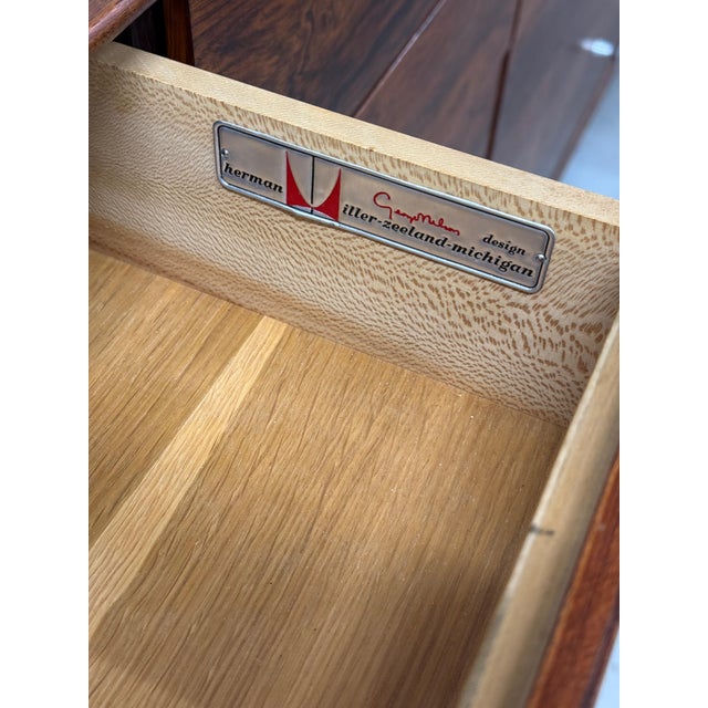 1970’s George Nelson Rosewood Thin Edge Long Dresser For Sale - Image 18 of 18